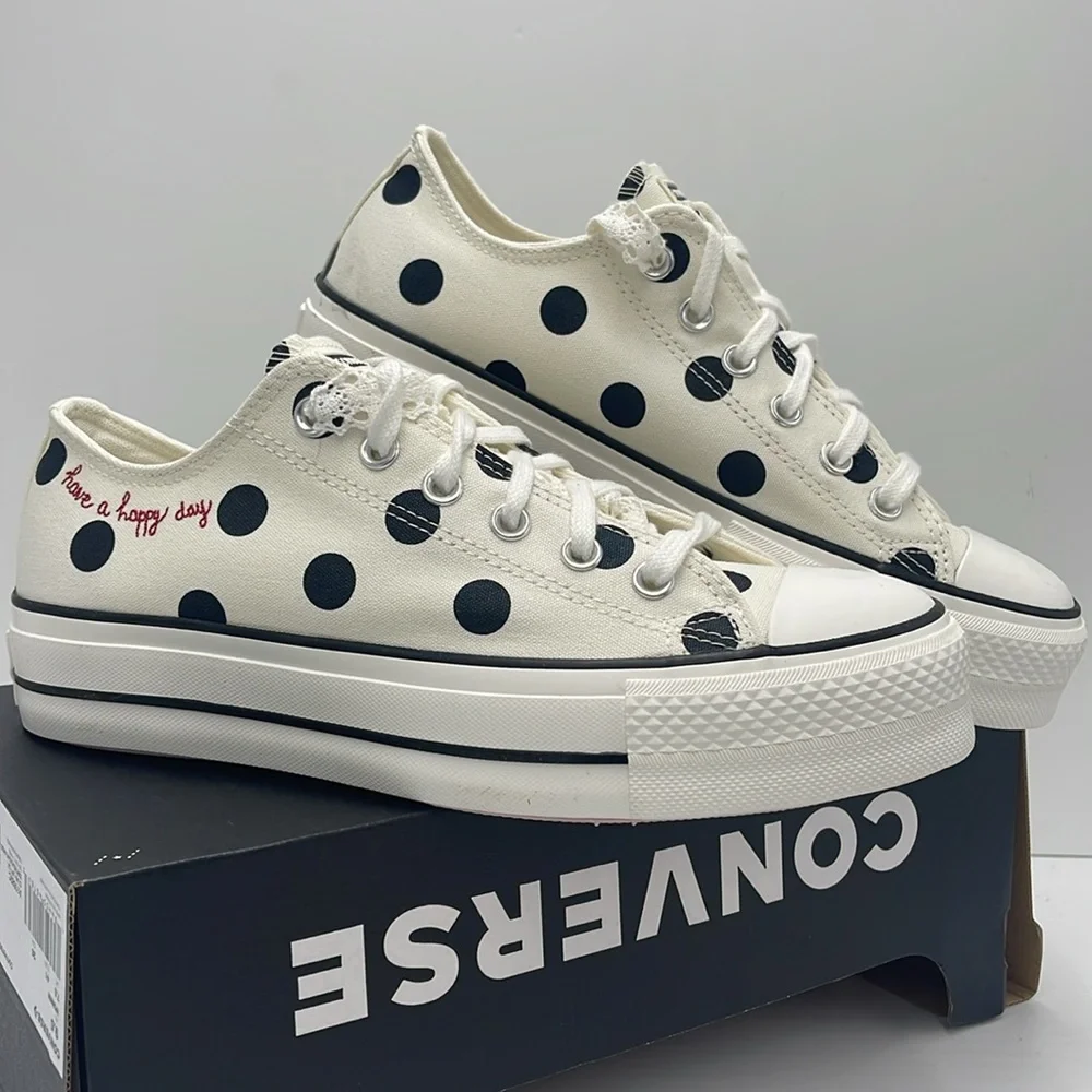 Converse WMNS Polka Dot Platform Sneakers A10689C CTAS LIFT OX
EGRET/BLACK/DAYS - Picture 7 of 16